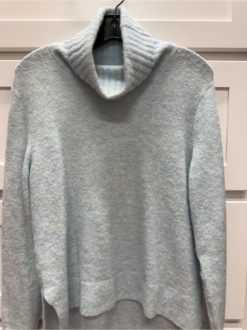 Banana Republic Light Blue Turtleneck Sweater